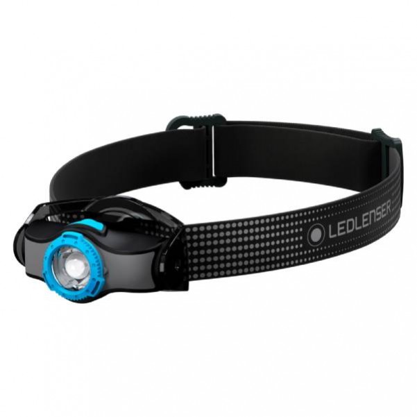 Led Lenser MH3 - 200 Lumens 130M 35H Headlamp ZL502150 Head Lamp with Replaceable Batteries
